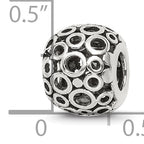 Sterling Silver Reflections Circles Bali Bead