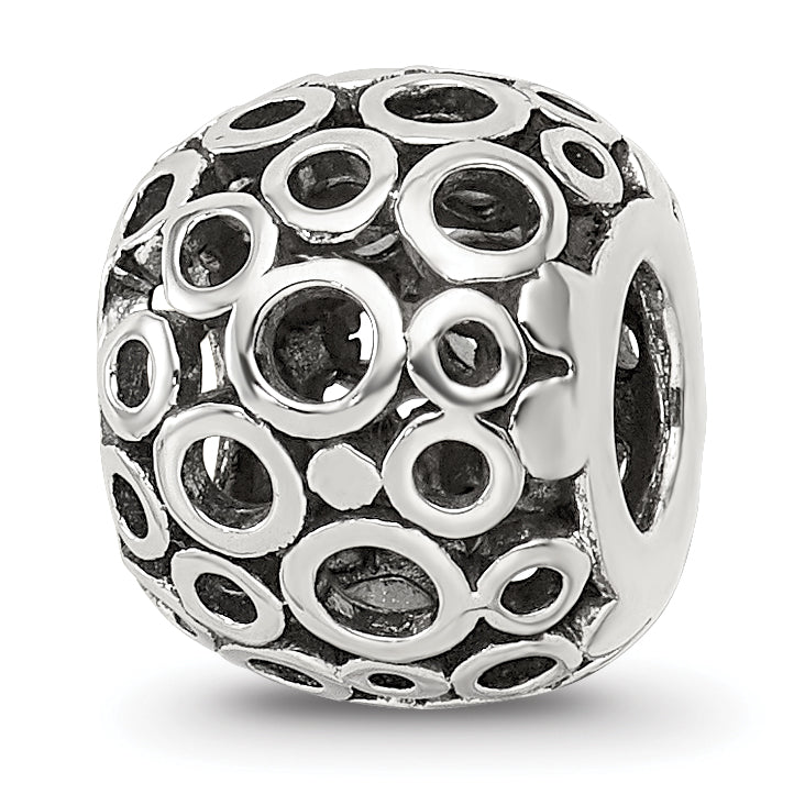 Sterling Silver Reflections Circles Bali Bead Main image