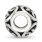 Sterling Silver 925 Bali Bead with Antiqued Finish Solid Craftsmanship 10mm