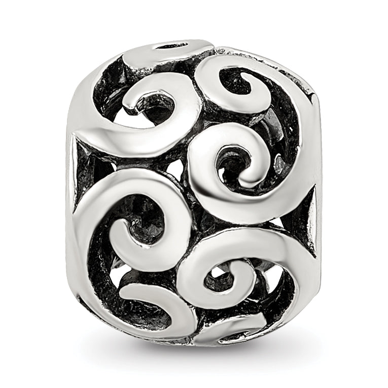 Sterling Silver 925 Bali Bead with Antiqued Finish Solid Craftsmanship 10mm