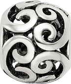 Sterling Silver 925 Bali Bead with Antiqued Finish Solid Craftsmanship 10mm