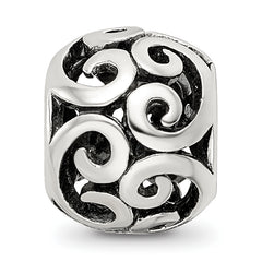 Sterling Silver 925 Bali Bead with Antiqued Finish Solid Craftsmanship 10mm