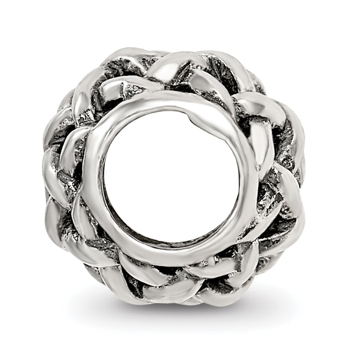Sterling Silver 925 Bali Bead with Antiqued Finish Solid Craftsmanship Secondary image