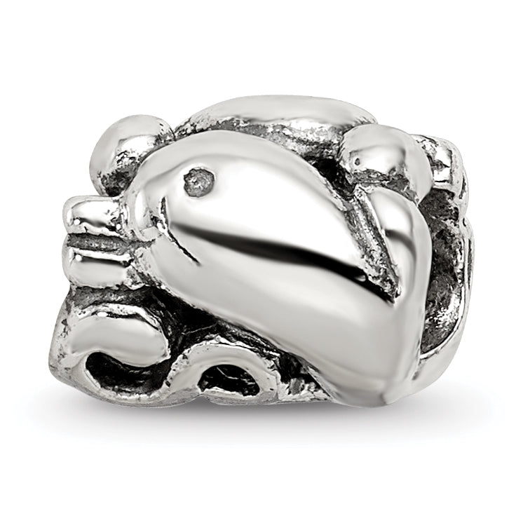 Sterling Silver Reflections Dolphin Bead