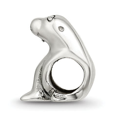 Sterling Silver Reflections Sea Lion Bead