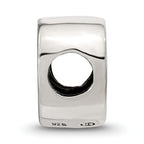 Sterling Silver 925 Mom Heart Bead with Antiqued Finish Elegant Gift Ready Design