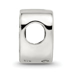Sterling Silver 925 Two Hearts Bead with Polished Finish  Elegant Gift Ready