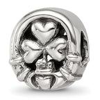 Sterling Silver Reflections Three Leaf Clover Bead