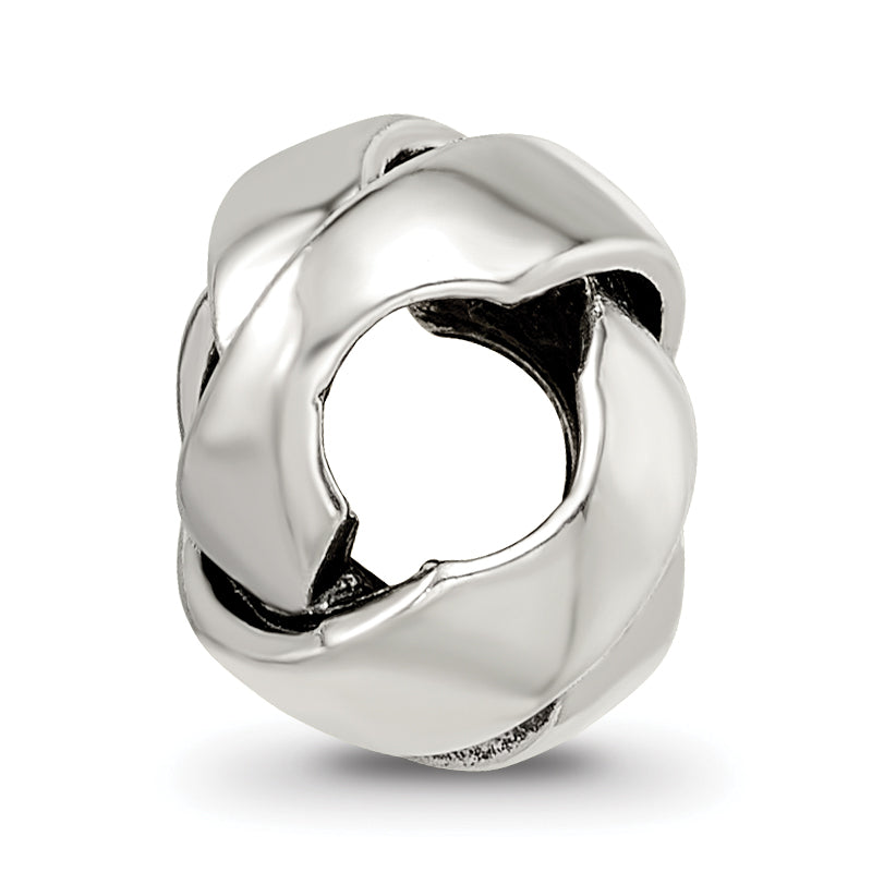 Sterling Silver 925 Bali Bead with 4mm Opening, Antique Finish, Handcrafted Secondary image