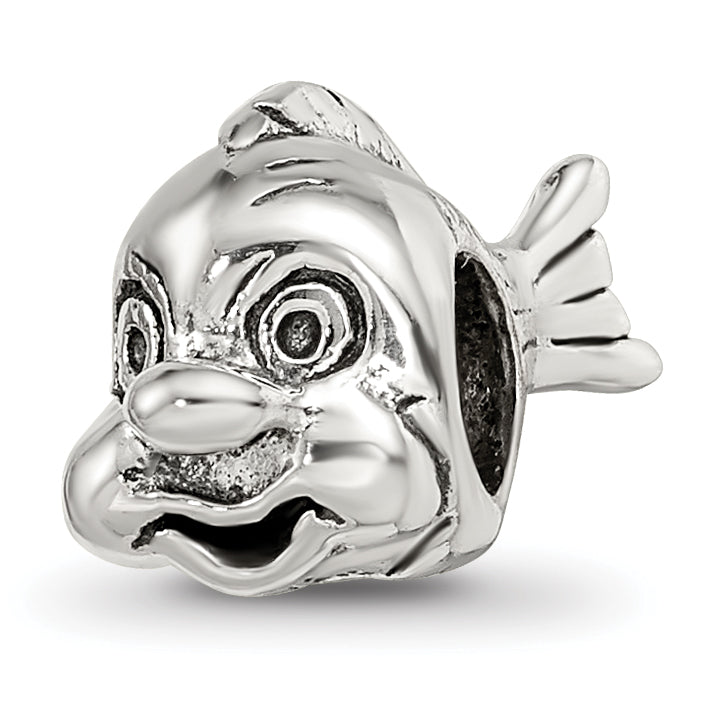 Sterling Silver Reflections Fish Bead Main image