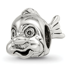 Sterling Silver Reflections Fish Bead