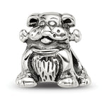 Sterling Silver Reflections Dog with Bone Bead