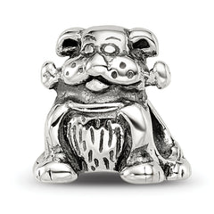 Sterling Silver Reflections Dog with Bone Bead