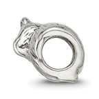 Sterling Silver 925 Koala Bead with Antiqued Finish Solid Design