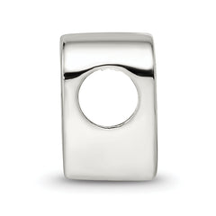 Sterling Silver 925 Enameled Mother Bead with Solid Cast Design