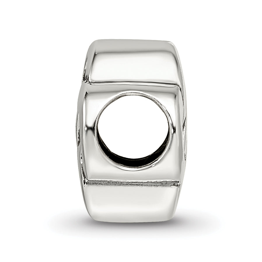 Sterling Silver 925 Celtic Knot Bead Solid Casted Elegant Design Secondary image