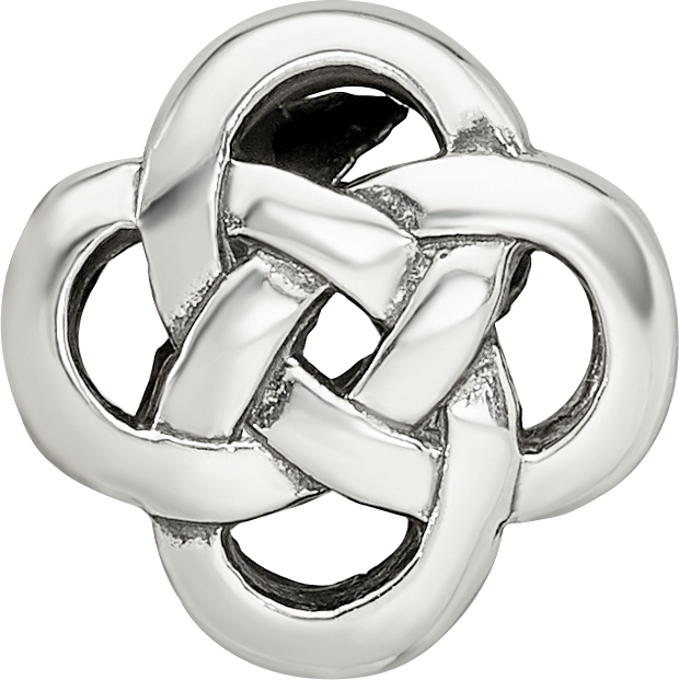 Sterling Silver Reflections Celtic Knot Bead