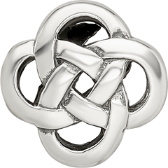 Sterling Silver Reflections Celtic Knot Bead