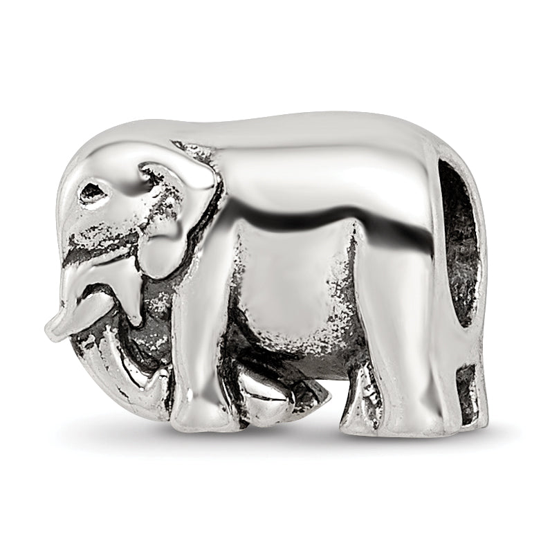 Sterling Silver Reflections Elephant Bead Main image