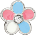 Sterling Silver Reflections Kids Enameled Flower Bead