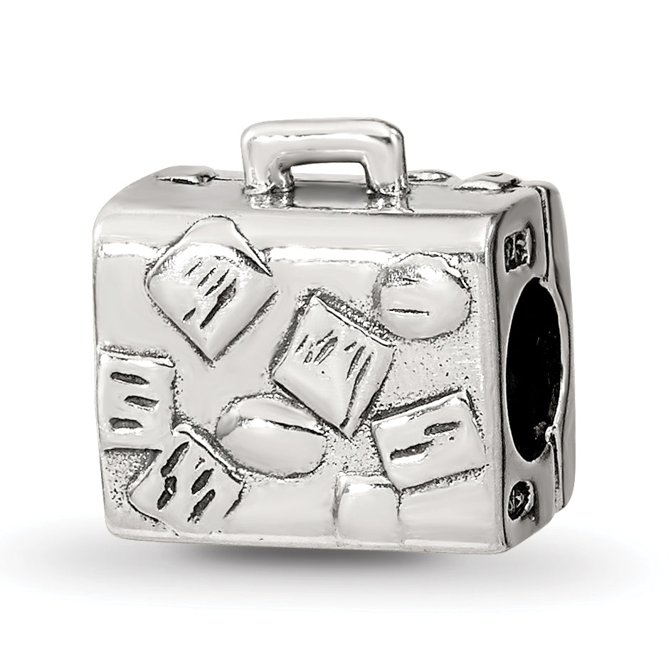 Sterling Silver Reflections Suitcase Bead Main image