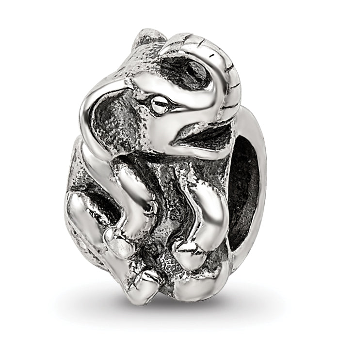 Sterling Silver Reflections Elephant Bead Main image