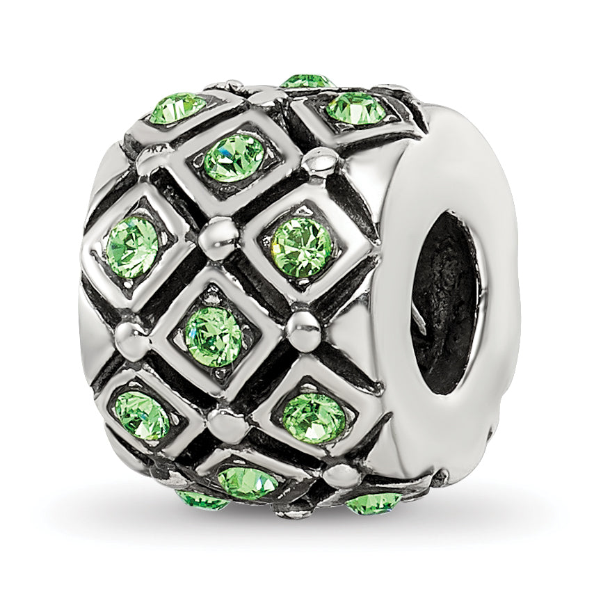 Sterling Silver Reflections August Preciosa Crystal Bead Main image