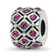 Sterling Silver Reflections February Preciosa Crystal Bead