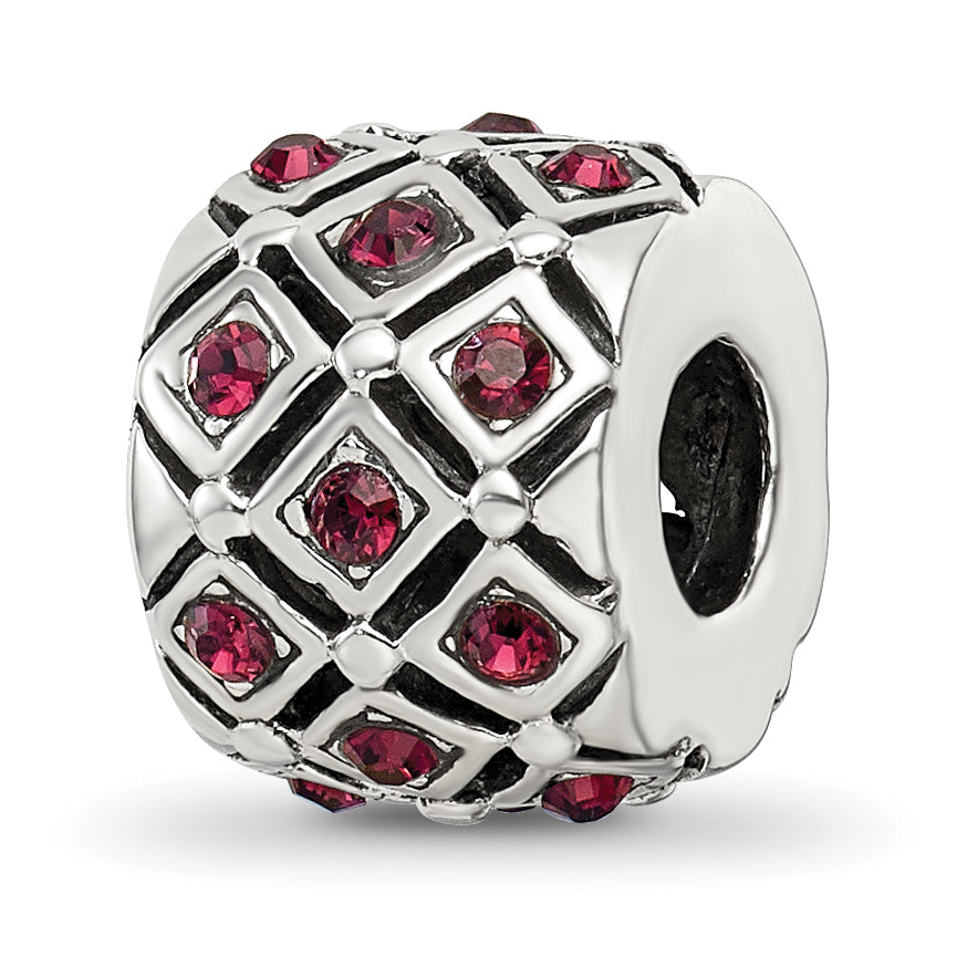 Sterling Silver Reflections January Preciosa Crystal Bead Main image