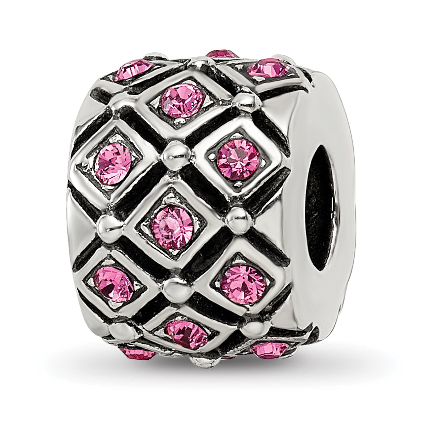 Sterling Silver Reflections October Preciosa Crystal Bead Main image