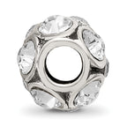 Sterling Silver 925 April Birthstone Bead with Preciosa Crystal