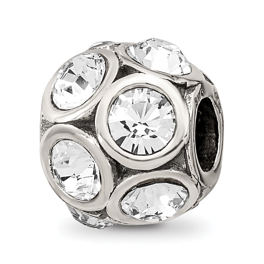 Sterling Silver Reflections April Preciosa Crystal Bead Main image