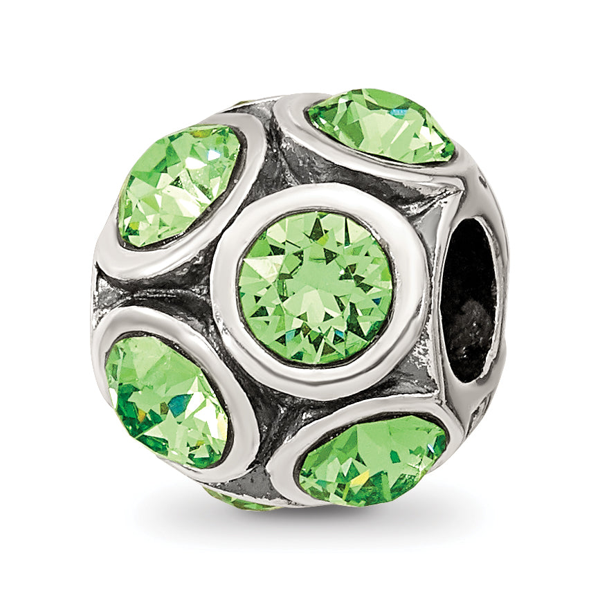 Sterling Silver Reflections August Preciosa Crystal Bead Main image
