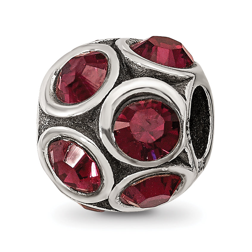 Sterling Silver Reflections January Preciosa Crystal Bead