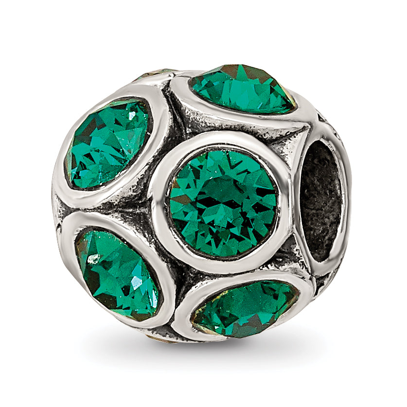 Sterling Silver Reflections May Preciosa Crystal Bead Main image
