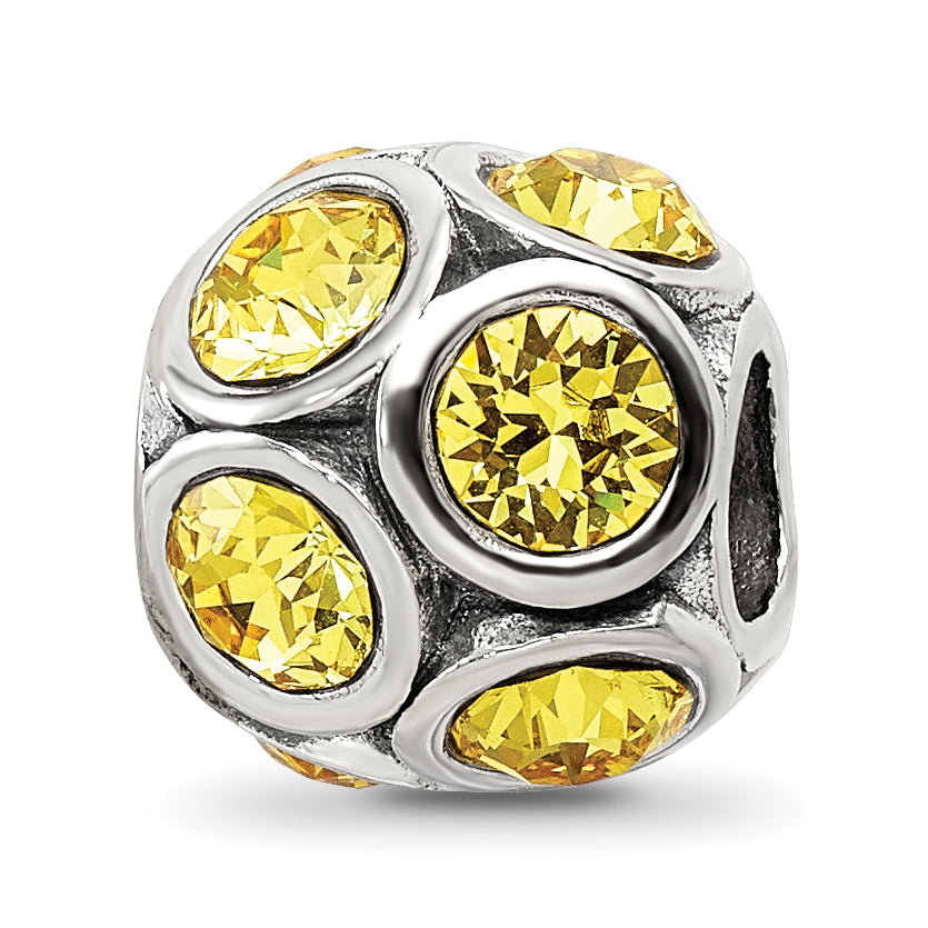 Sterling Silver Reflections November Preciosa Crystal Bead