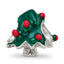Sterling Silver Reflections Enameled Christmas Tree Bead