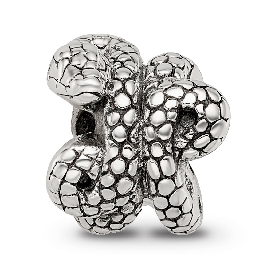 Sterling Silver 925 Themed Snake Bead Solid Cast Design from Sophia Jewelers