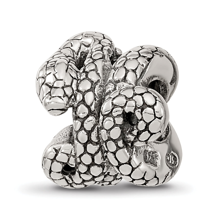 Sterling Silver Reflections Snake Bead Main image