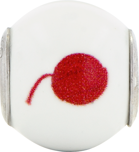 Sterling Silver 925 Enameled Cat Bead with Whimsical Charm