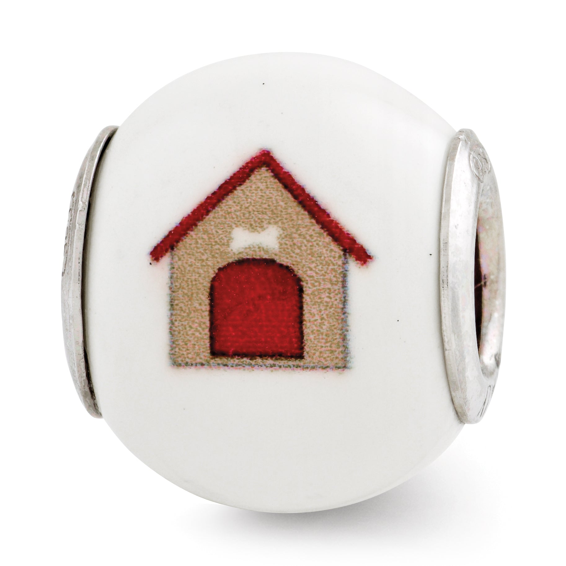 Sterling Silver Reflections Enameled Dog Theme Bead Main image