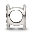 Sterling Silver 925 Antiqued Artists Palette Bead Elegant Cast Design