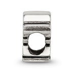 Sterling Silver 925 Kids Big Sister Bead with Solid Cast Design