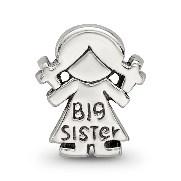 Sterling Silver Reflections Kids Big Sister Bead