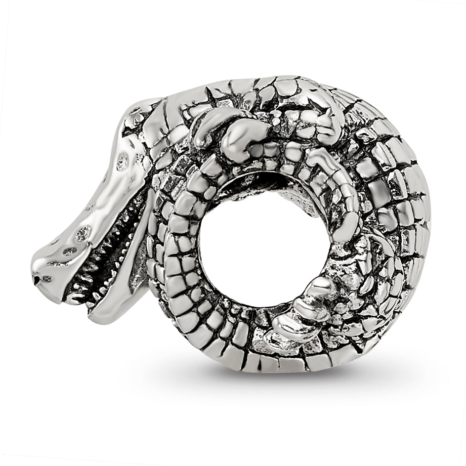 Sterling Silver Reflections Alligator Bead Secondary image