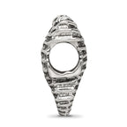 Sterling Silver 925 Seahorse Bead with Solid Cast Design Elegant Theme