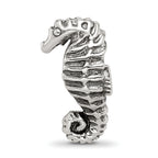 Sterling Silver 925 Seahorse Bead with Solid Cast Design Elegant Theme