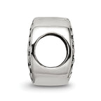Sterling Silver 925 Love Bead with Solid Casted Design
