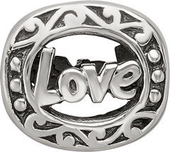 Sterling Silver Reflections Love Bead