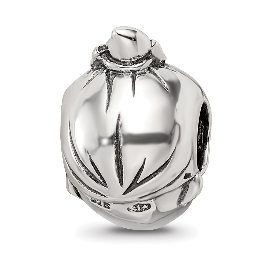 Sterling Silver 925 Themed Bead with Little Girl Design Cast Solid Charm